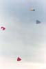 1988. A few single-line kites flying together